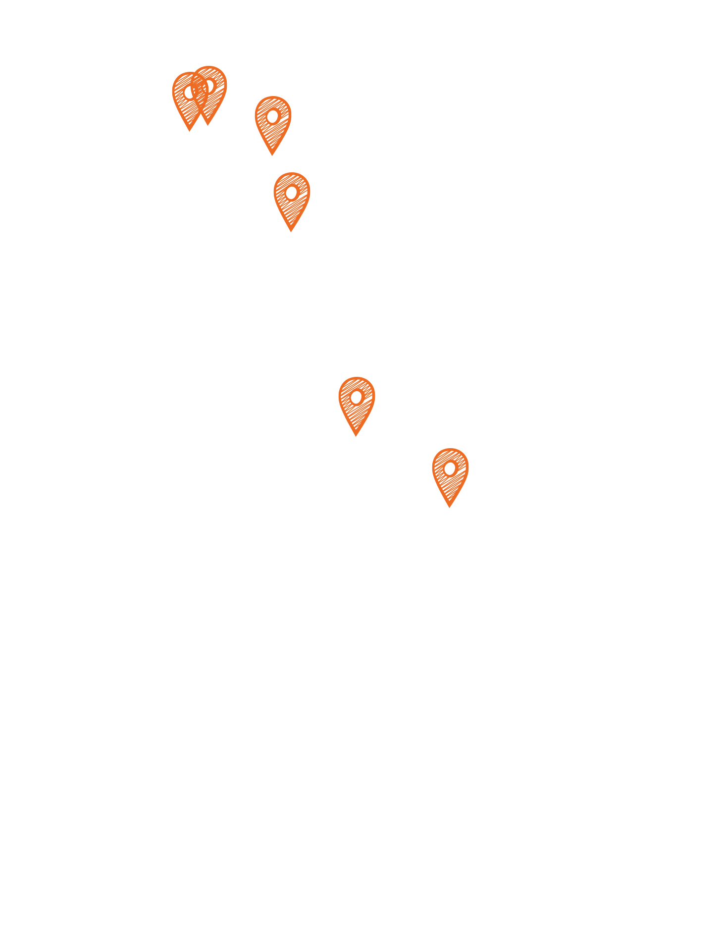 Punti vendita Esprivillage con vendita prodotti di Auto-ID: Padova, Bologna, Bergamo, Cesano Boscone, Verona, Napoli, Roma Tiburtina